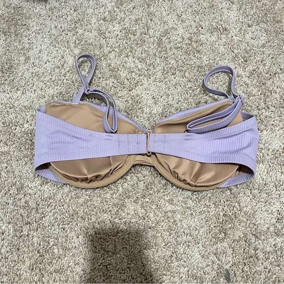 Lavender Push Up Wired Bikini Top (38DD) - Picture 2 of 3